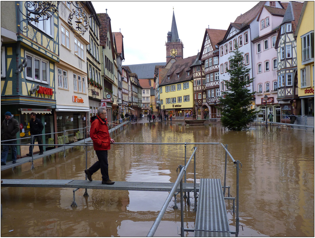 Marktplatz Wertheim, heute