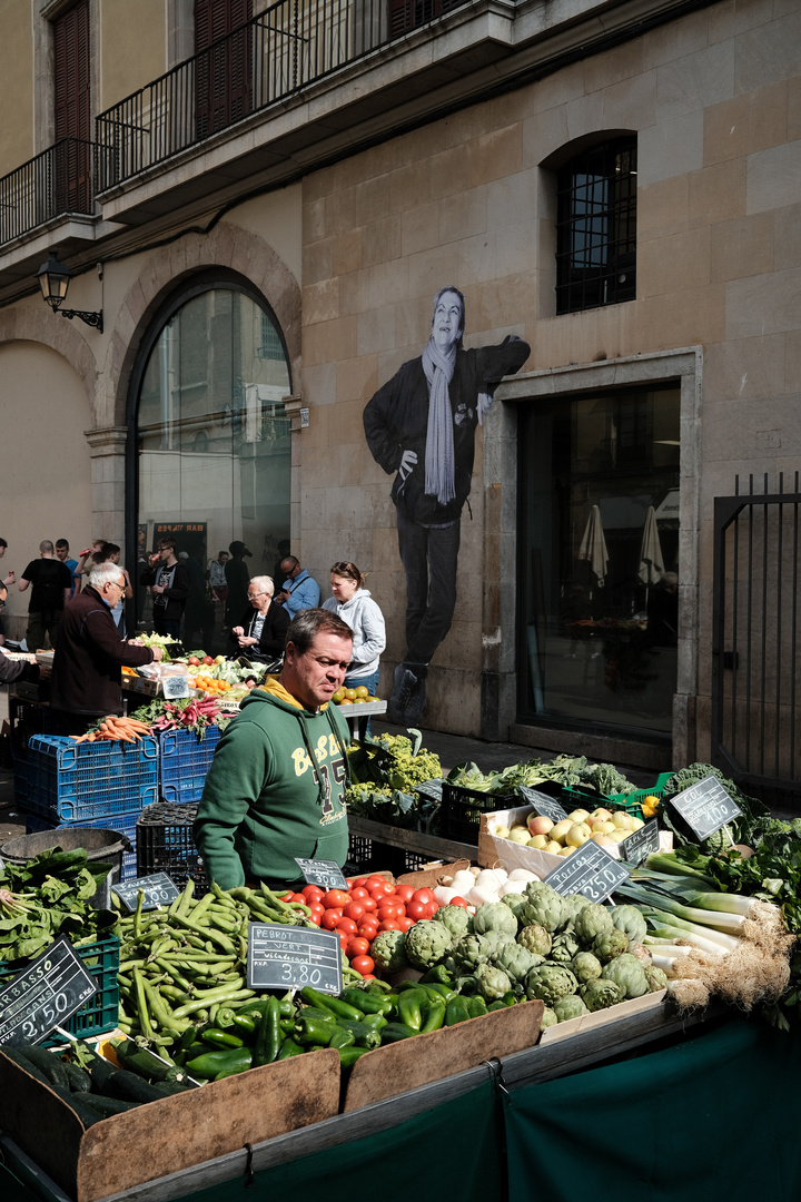 Marktstand in Barcelona 