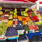 Marktstand in Crikvenica in Kroatien