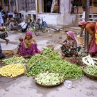 Marktstand in Indien