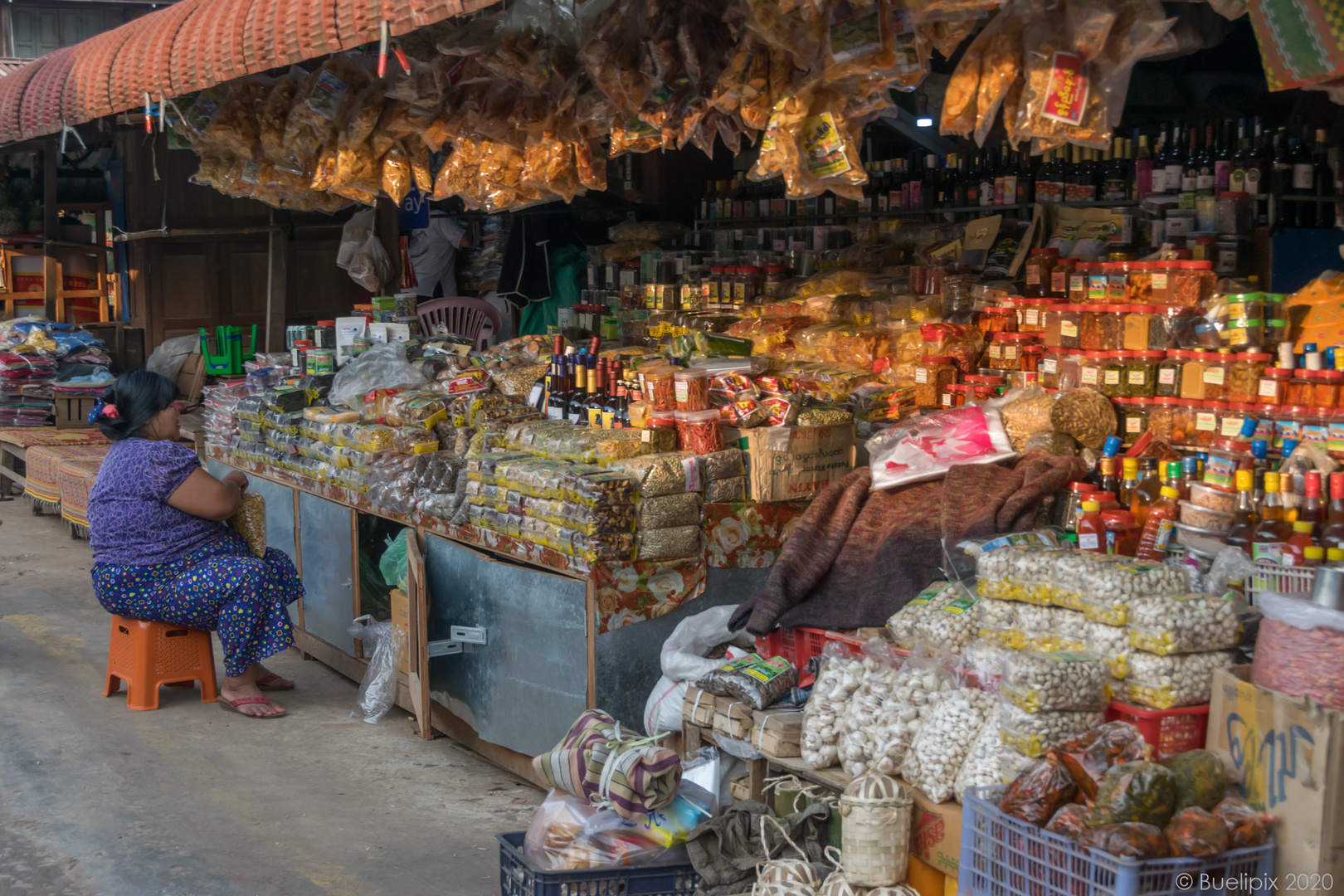 Marktstand in Kalaw (© Buelipix)