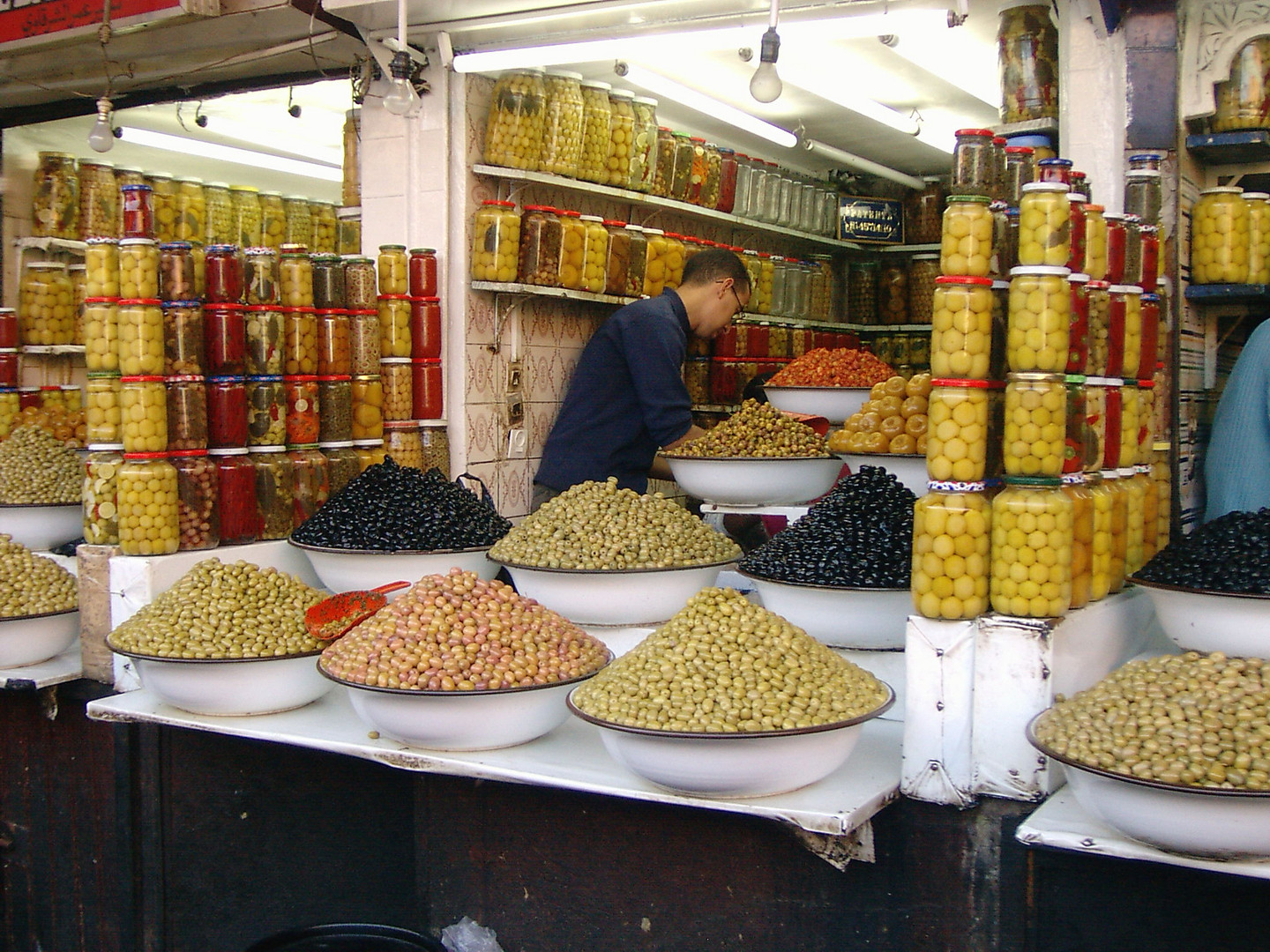 Marktstand in Marrakesch (Marokko - Nordwest Afrika)