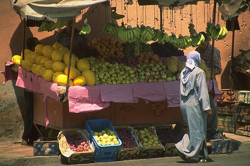 Marktstand in Meknes