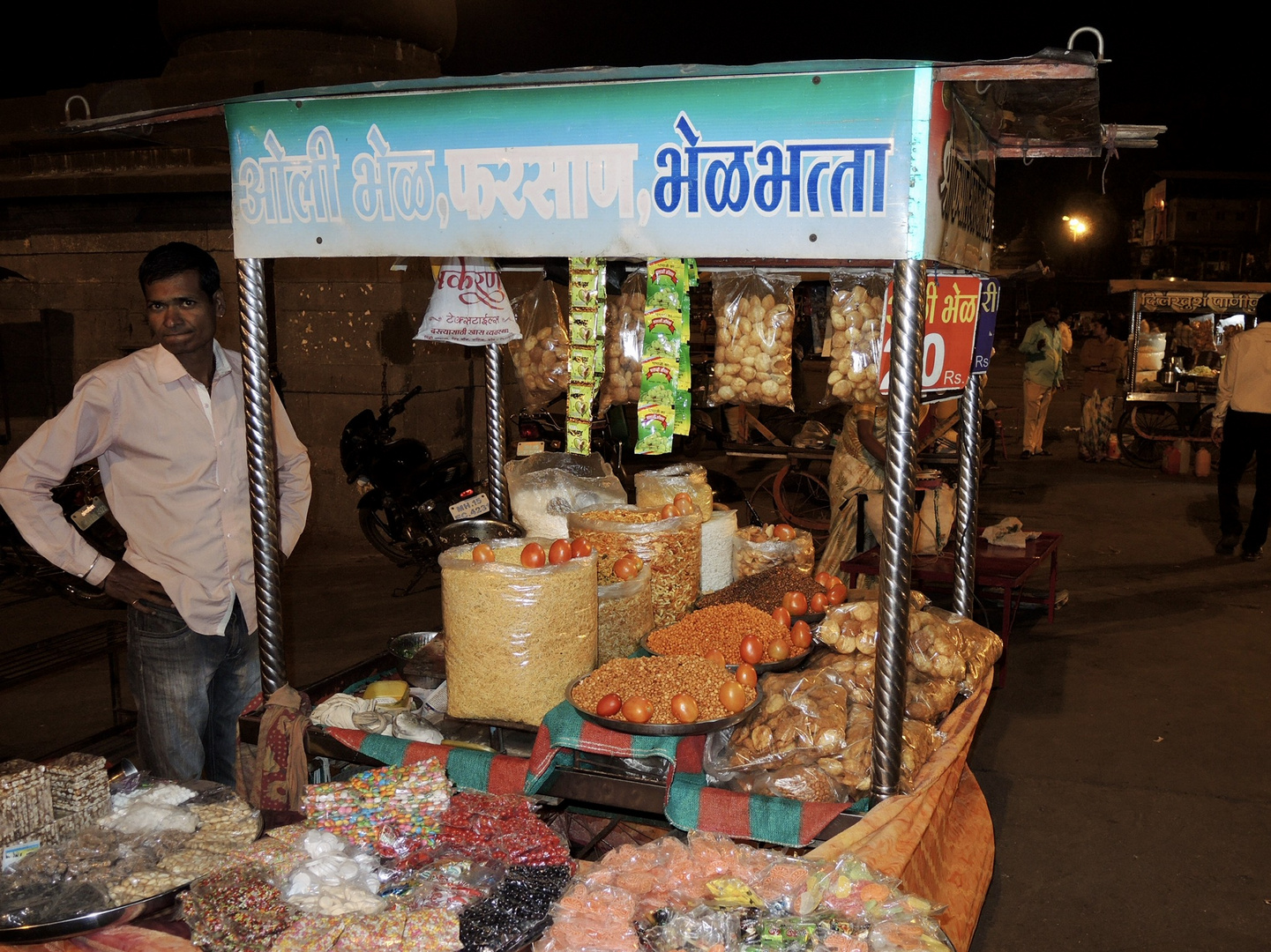 Marktstand in Nashik / Indien (1)