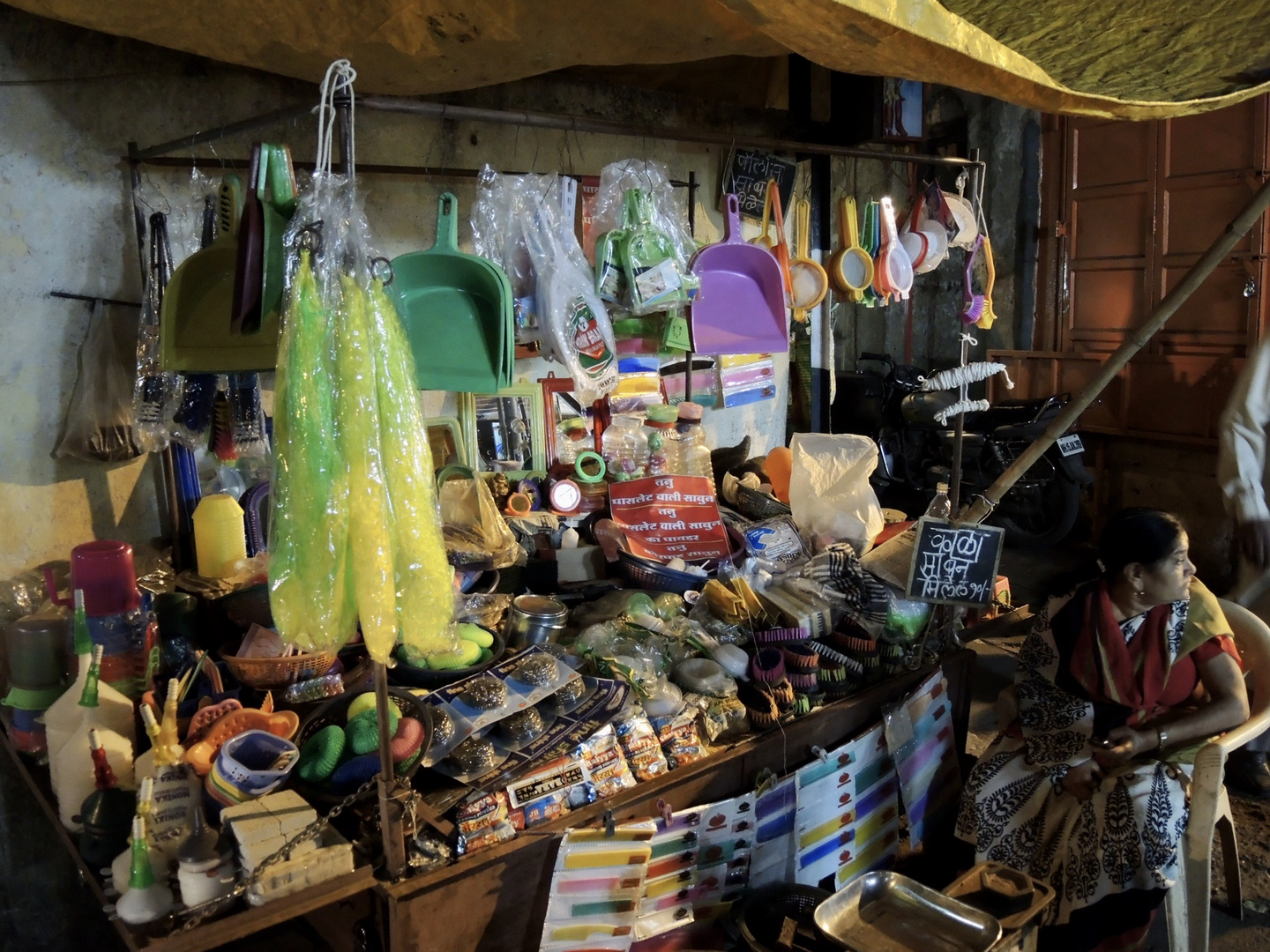 Marktstand in Nashik / Indien (4)