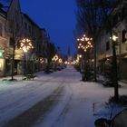 Marktstr. in Hüsten / Arnsberg bei Schnee 9.1.2010