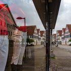 Marktstraße im Schaufenster