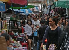 Marktszene in Chinatown (Bangkok)