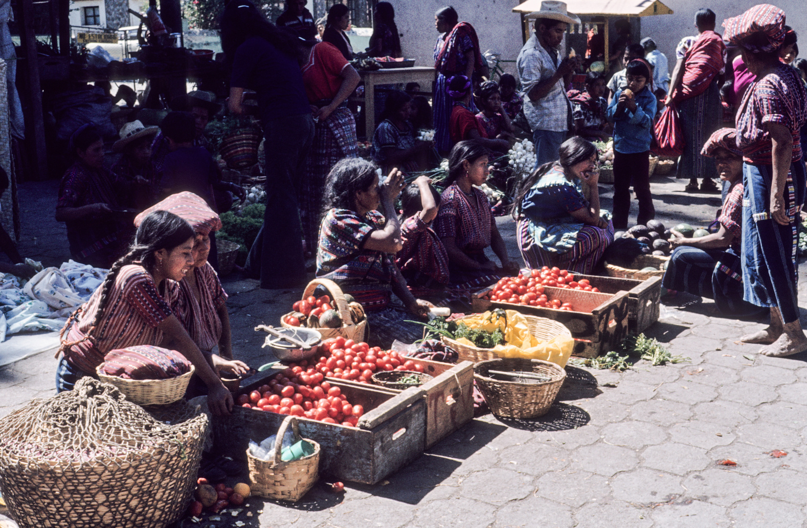 Marktszene in Panajachel