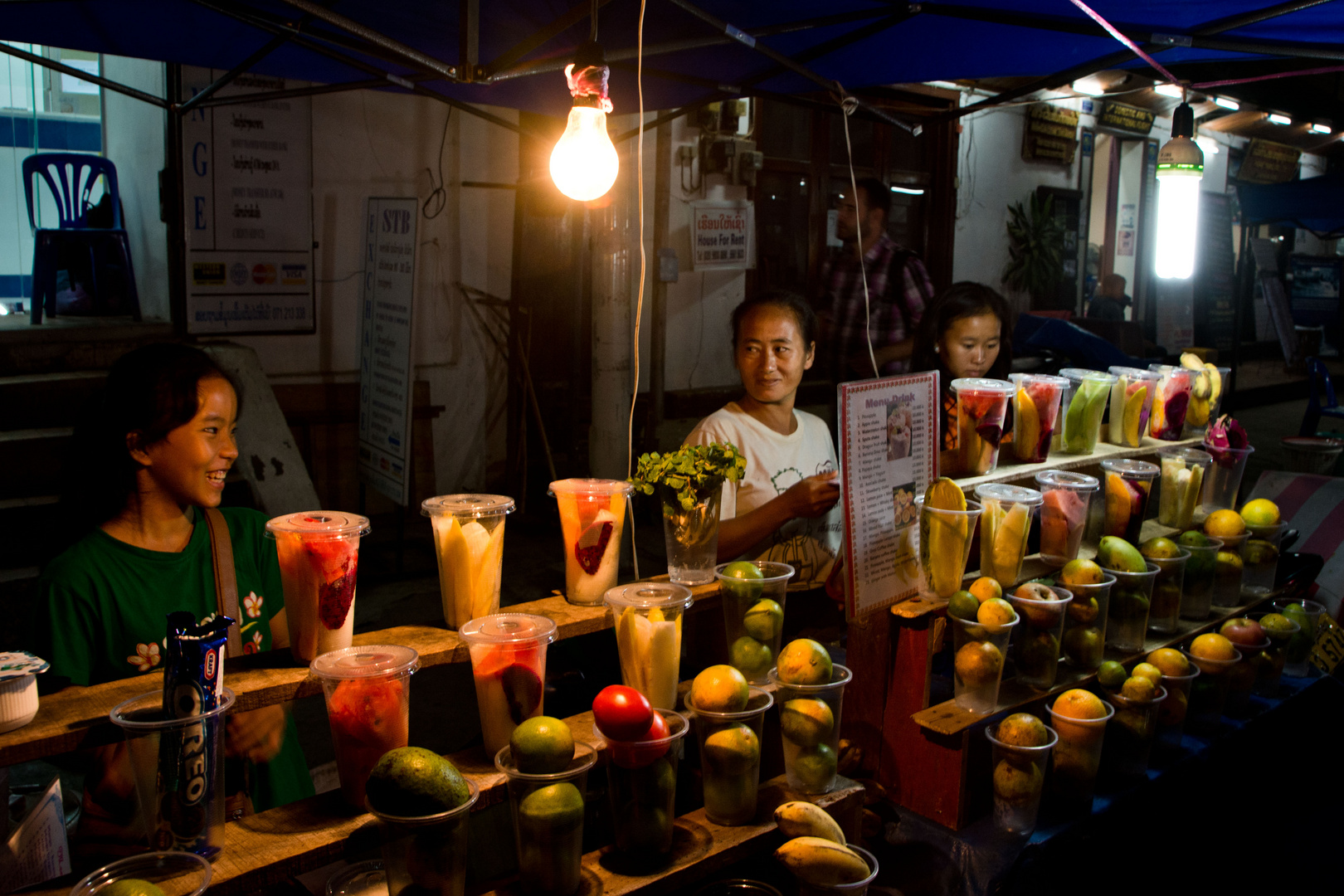 Marktszene Luang Prabang