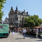 Markttag auf dem Kohlmarkt in Braunschweig