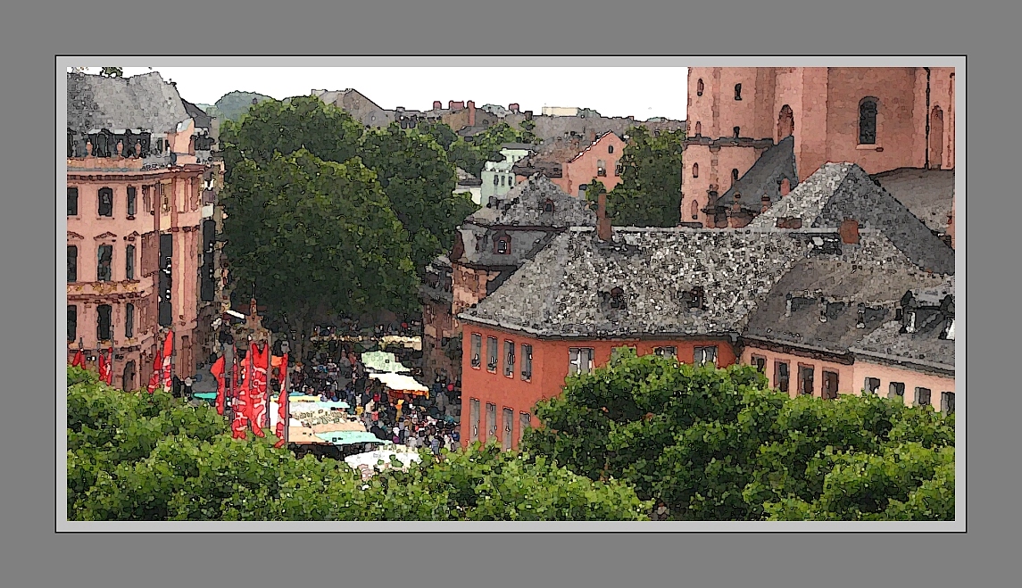 Markttag im Schatten des Doms