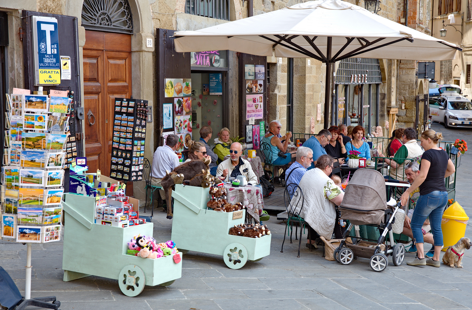 Markttag in Arezzo - Toscana