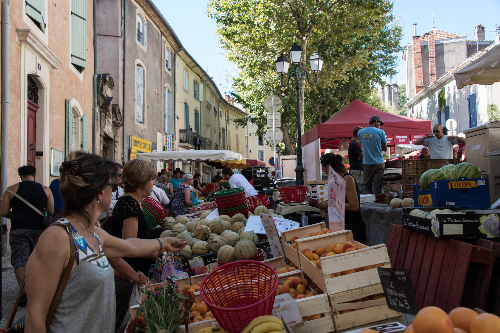 Markttag in Clermont l'Hérault