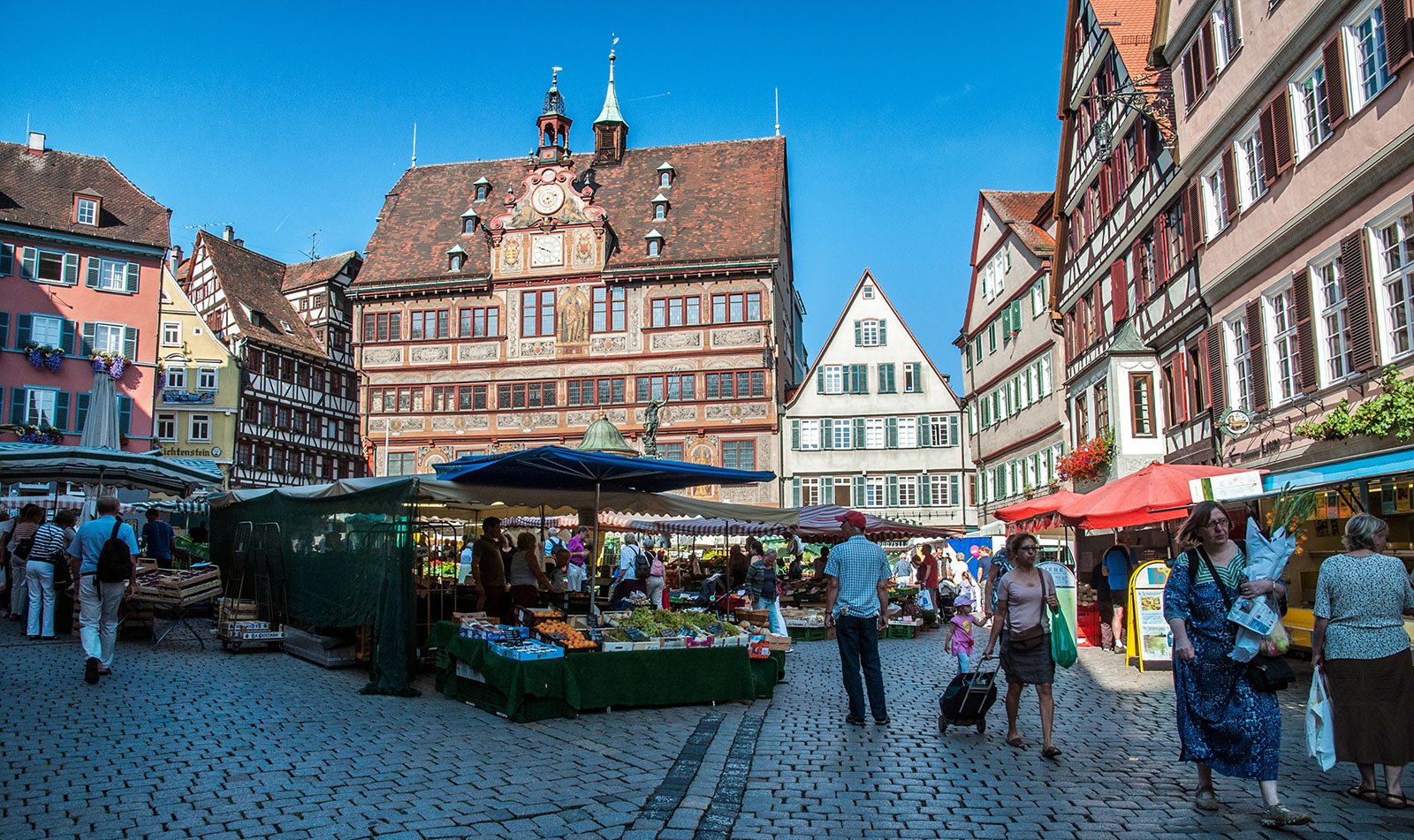 Markttag in Tübingen