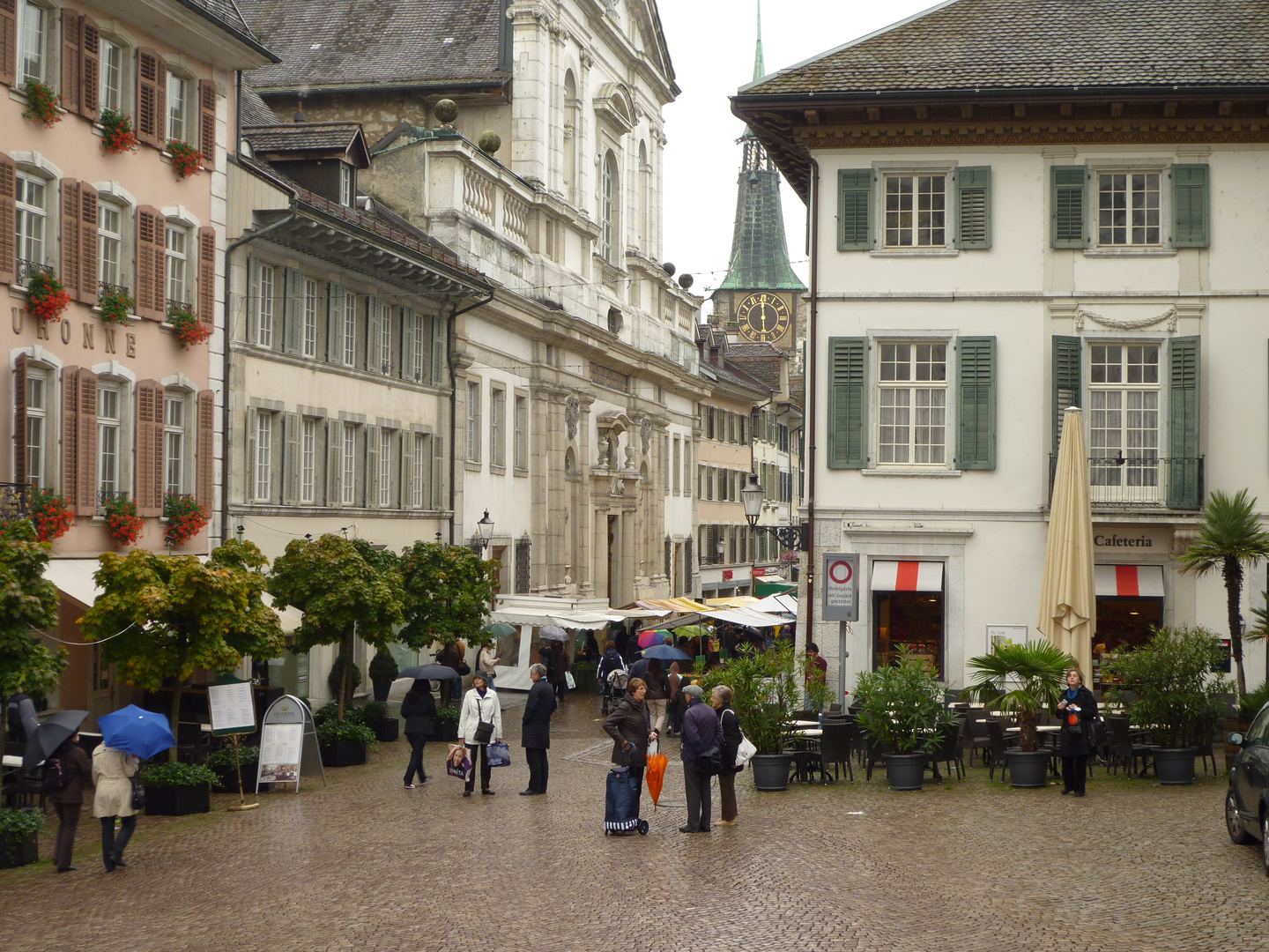 Markttreiben in Solothurn