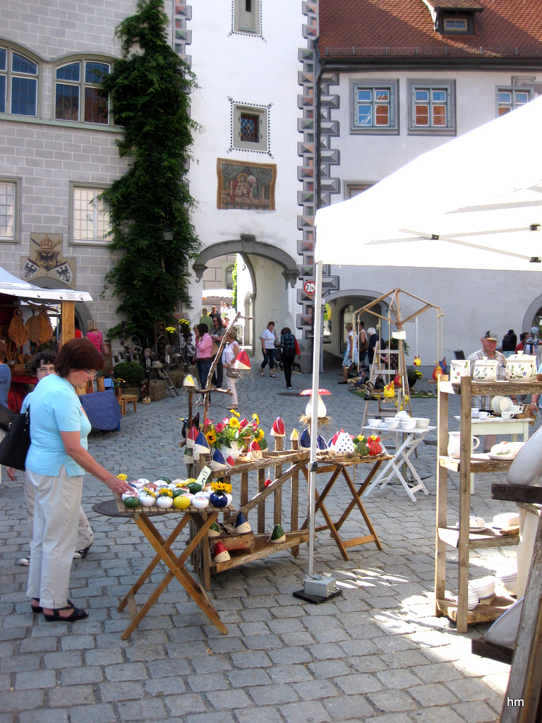 Markttreiben in Wangen/ Allgäu