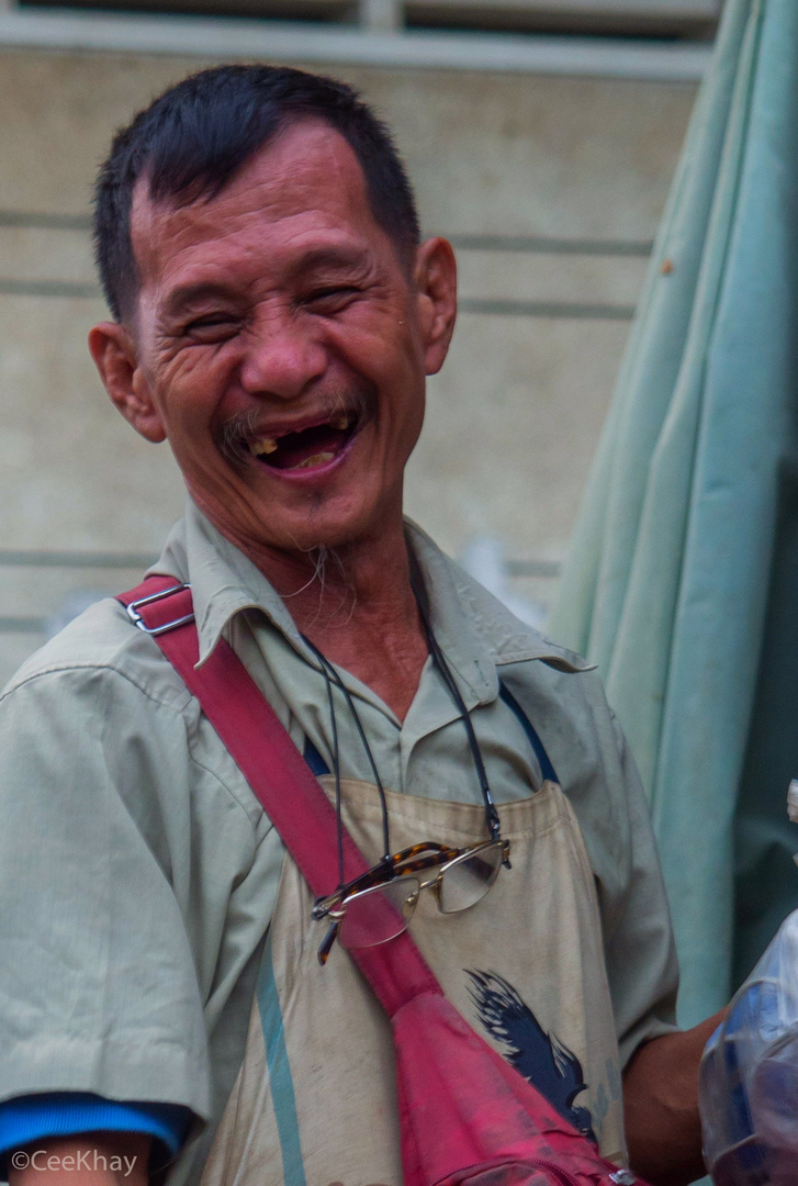 Marktverkäufer in Phnom Penh