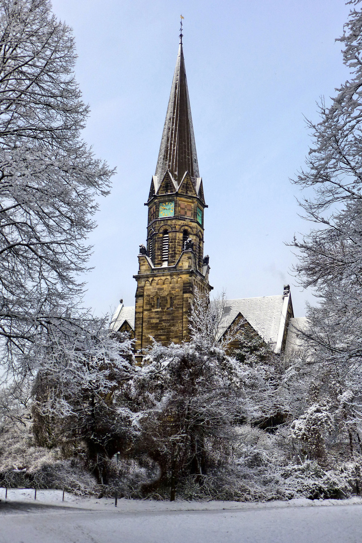Markus-Kirche im Winter