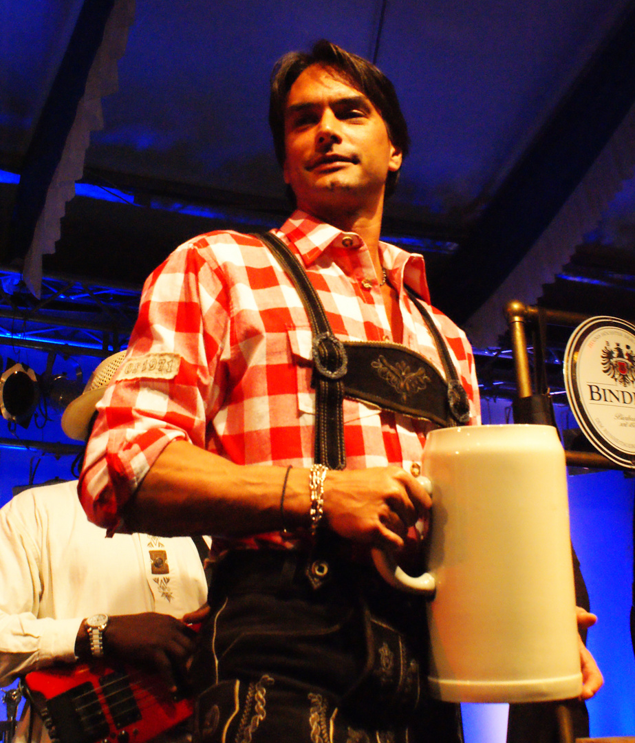 Markus Schenkenberg auf dem Oktoberfest in Frankfurt am Main