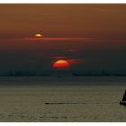 Marmara Meer, bei Sonnenuntergang, aus Kalamis
