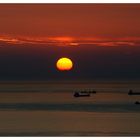 Marmara Meer, bei Sonnenuntergang