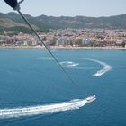 Marmaris von oben aus Sicht eines Parasailers