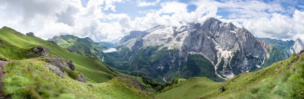 Marmolada am Sommertag