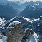 Marmolada - Blick nach Süden