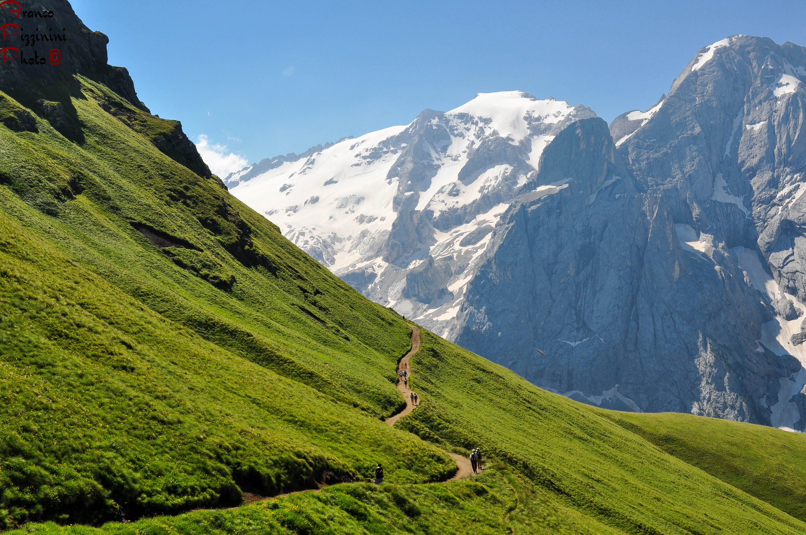 Marmolada Gletscher