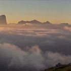 Marmolada im Hochnebel