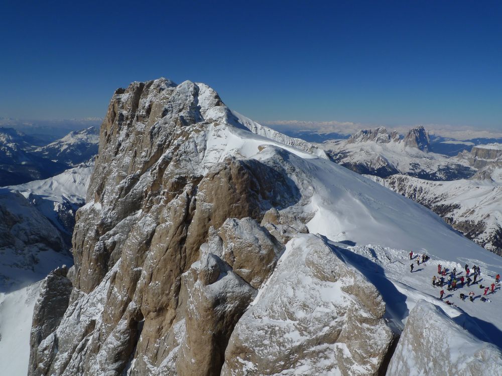 Marmolada, Punta di Rocca Foto & Bild landschaft, berge, gipfel und