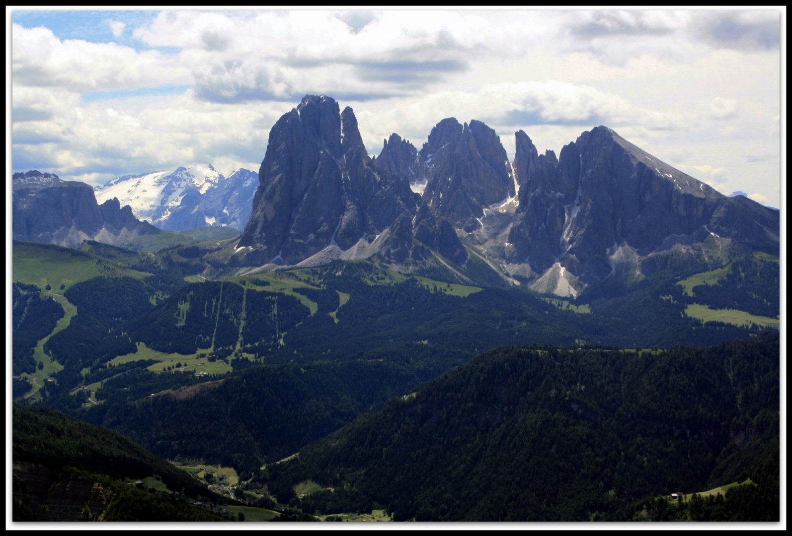 Marmolada und Langkofel