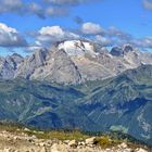 Marmolada vom Nuvolau aus gesehen