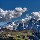 Marmolatagruppe mit Gletscher.