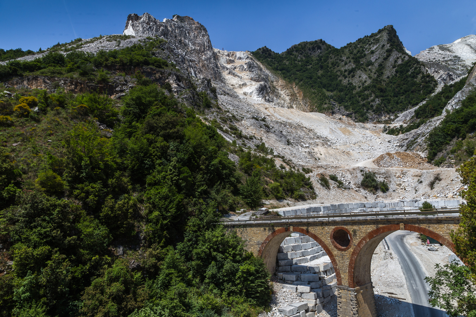 Marmorabbaugebiet Carrara