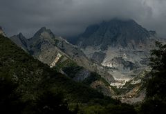 Marmorlandschaft - hinter Colonnata/Carrara