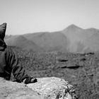 maroc - haut Atlas - près du M'Goun sur des haut plateaux