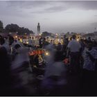 MAROC - MARRAKESCH - DSCHAMEL AL FNAH - ABENDSTIMMUNG (0050)