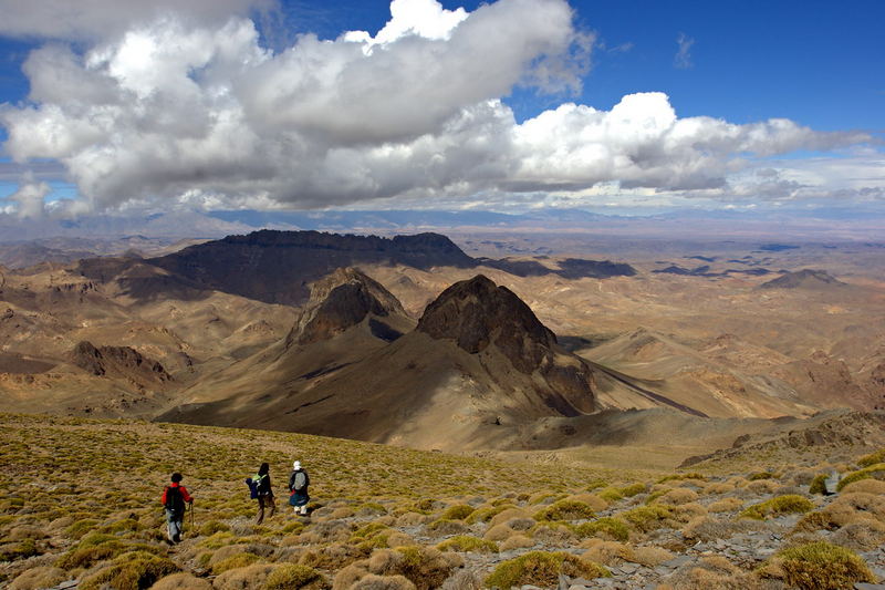 maroc - Moyen Atlas - descente du mont Siroua