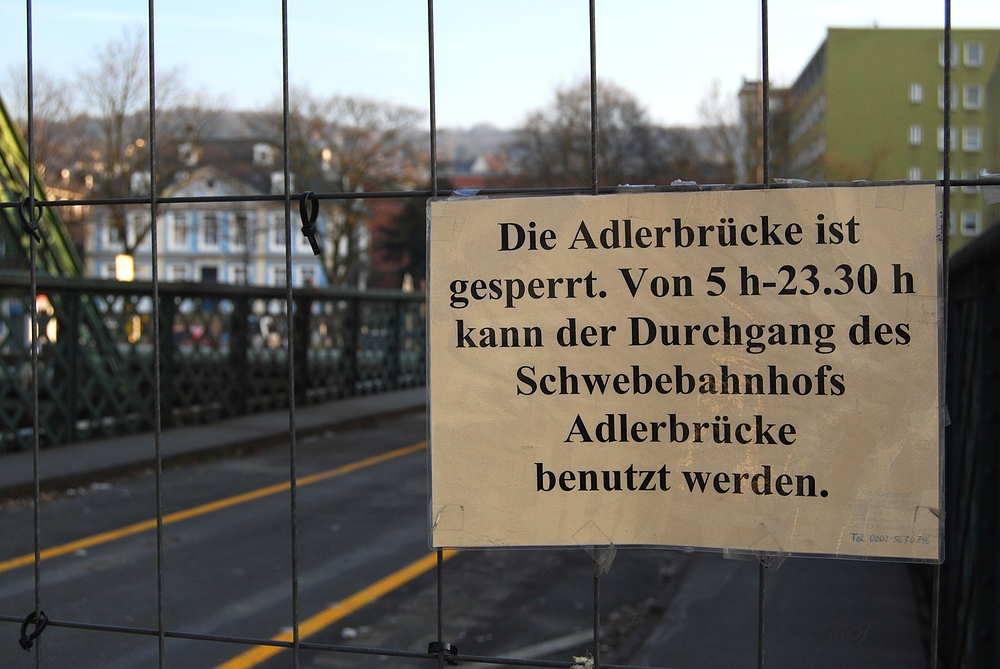 Marode Adlerbrücke VI