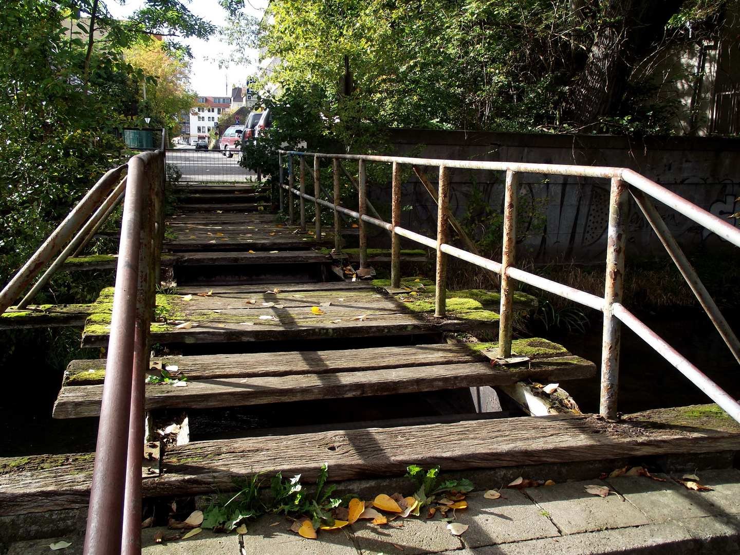 marode brücke in güstrow