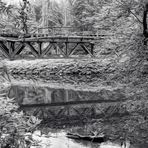Marode Eisenbahnbrücke