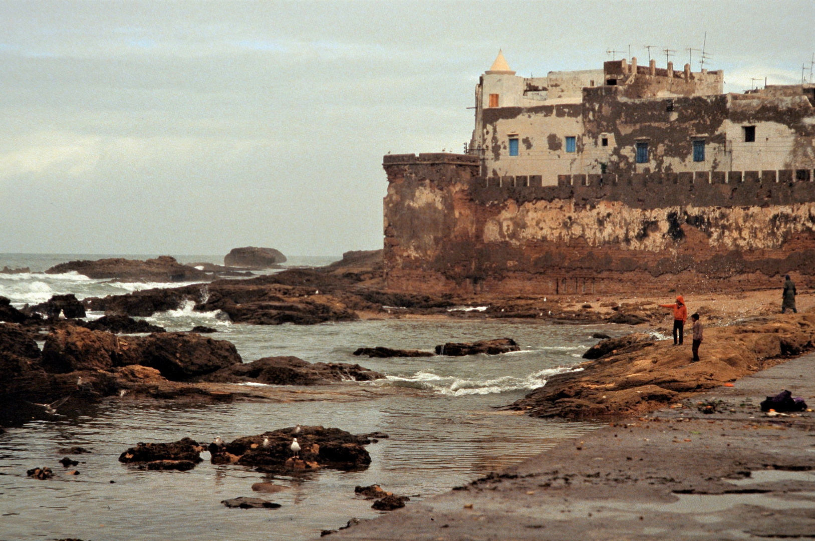 Marode Stadtmauer von Essaouira anno 1989