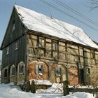 Marodes Haus in Langburkersdorf bei Neustadt (Sachsen).