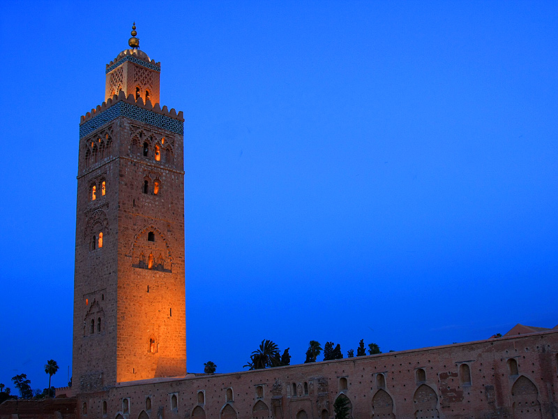 Marokko 23: Vorbild: Die Koutoubia-Moschee in Marrakech