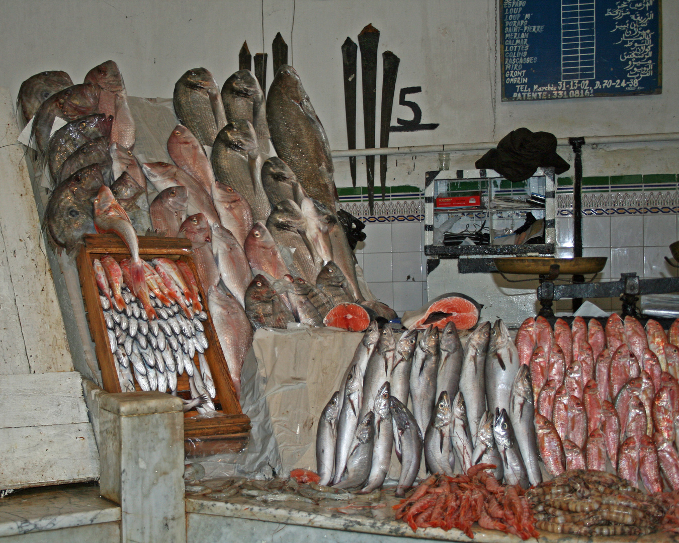 Marokko Agadir Fischmarkt