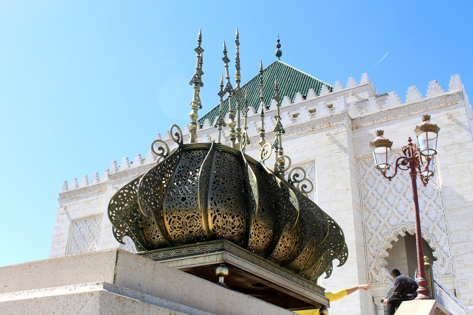 Marokko - am Mausoleum Mohamed V. in Rabat