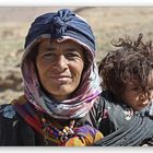 Marokko - Berber Oma und ihr Enkel