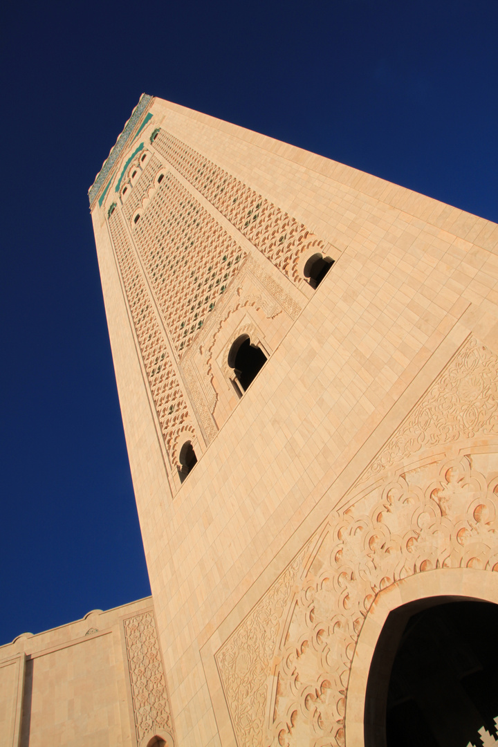 Marokko, Casablanca,, Moschee Hassan II.